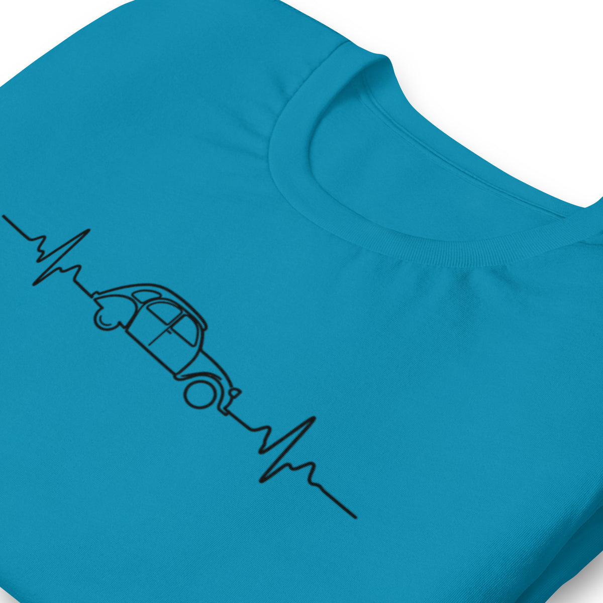 Citroën 2CV Heartbeat T-shirt – Minimalist 2CV Line Drawing | Heartbeat Collection