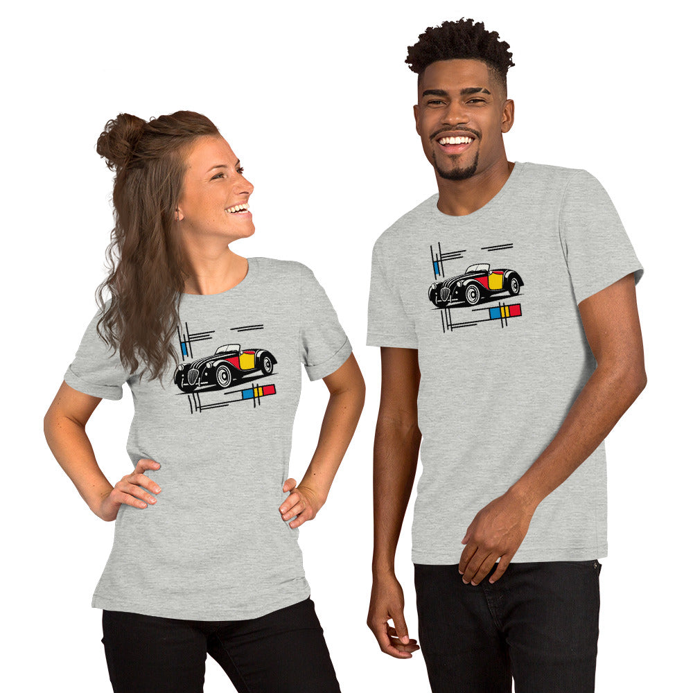 T-shirt “Mondriaan Collectie – Burton Sportscar Kleurenkunst”