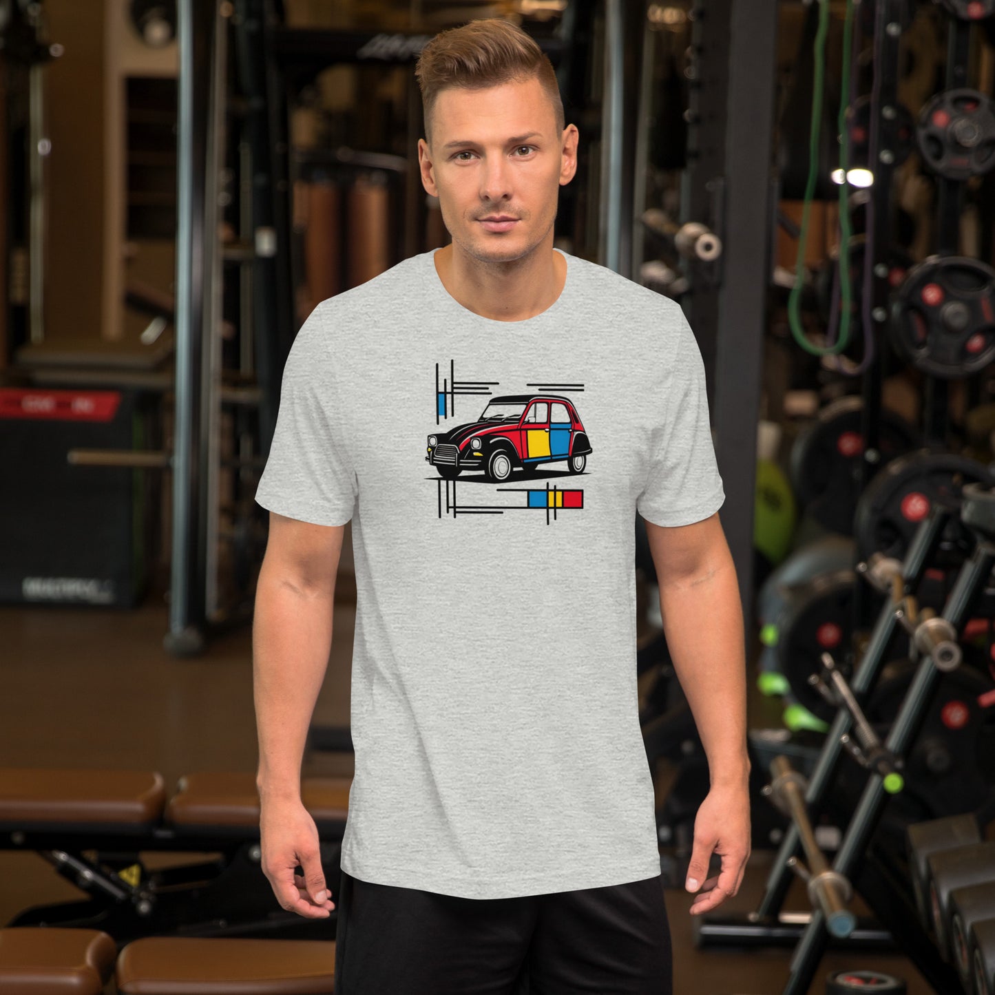 T-shirt "Collection Mondriaan – Citroën Dyane Color Classic"