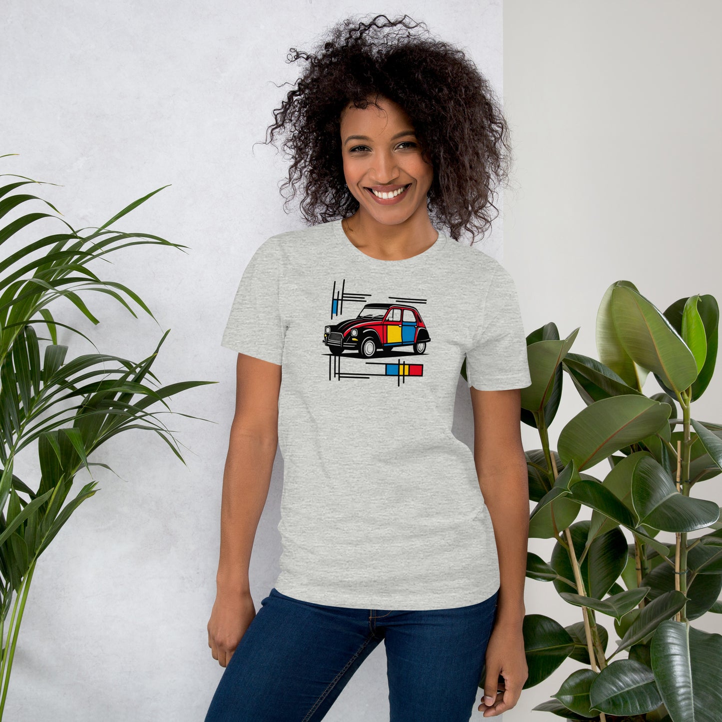 T-shirt "Collection Mondriaan – Citroën Dyane Color Classic"
