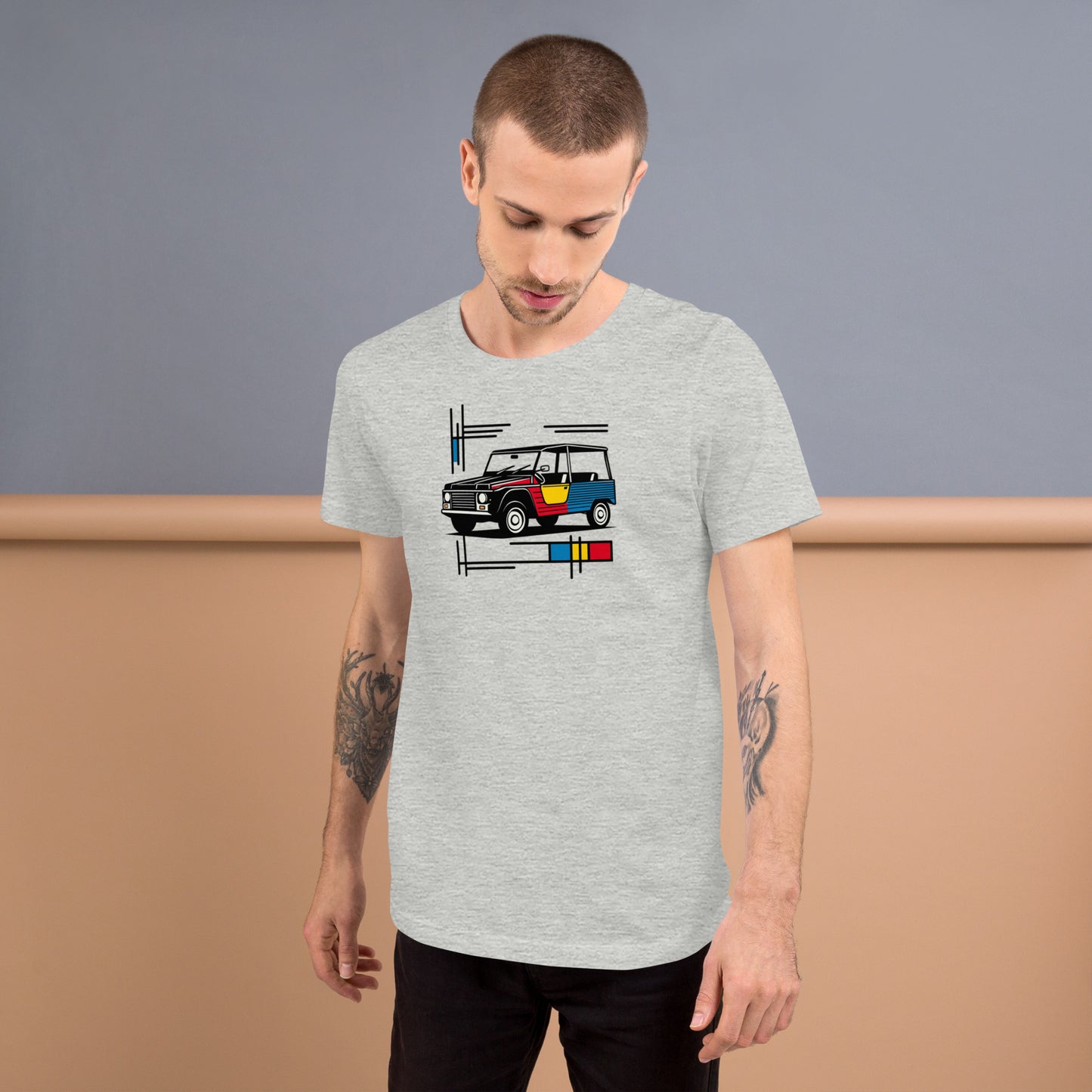T-shirt “Mondriaan Collectie – Citroën Méhari Kleurenavontuur”