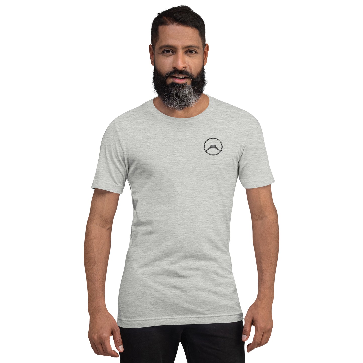 Unisex T-shirt met Citroën A-type Stuurwiel – Minimalistisch & Iconisch Design