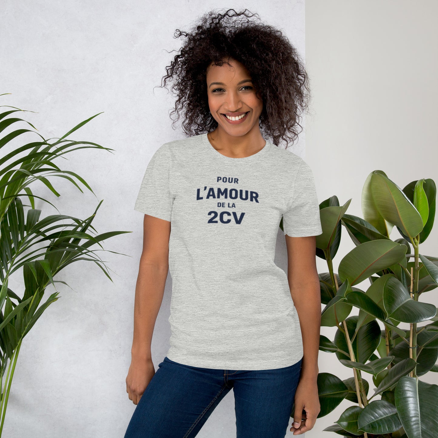 Pour l’Amour de la 2CV T-shirt – Minimalistisch Typografisch Design | L’amour Collectie