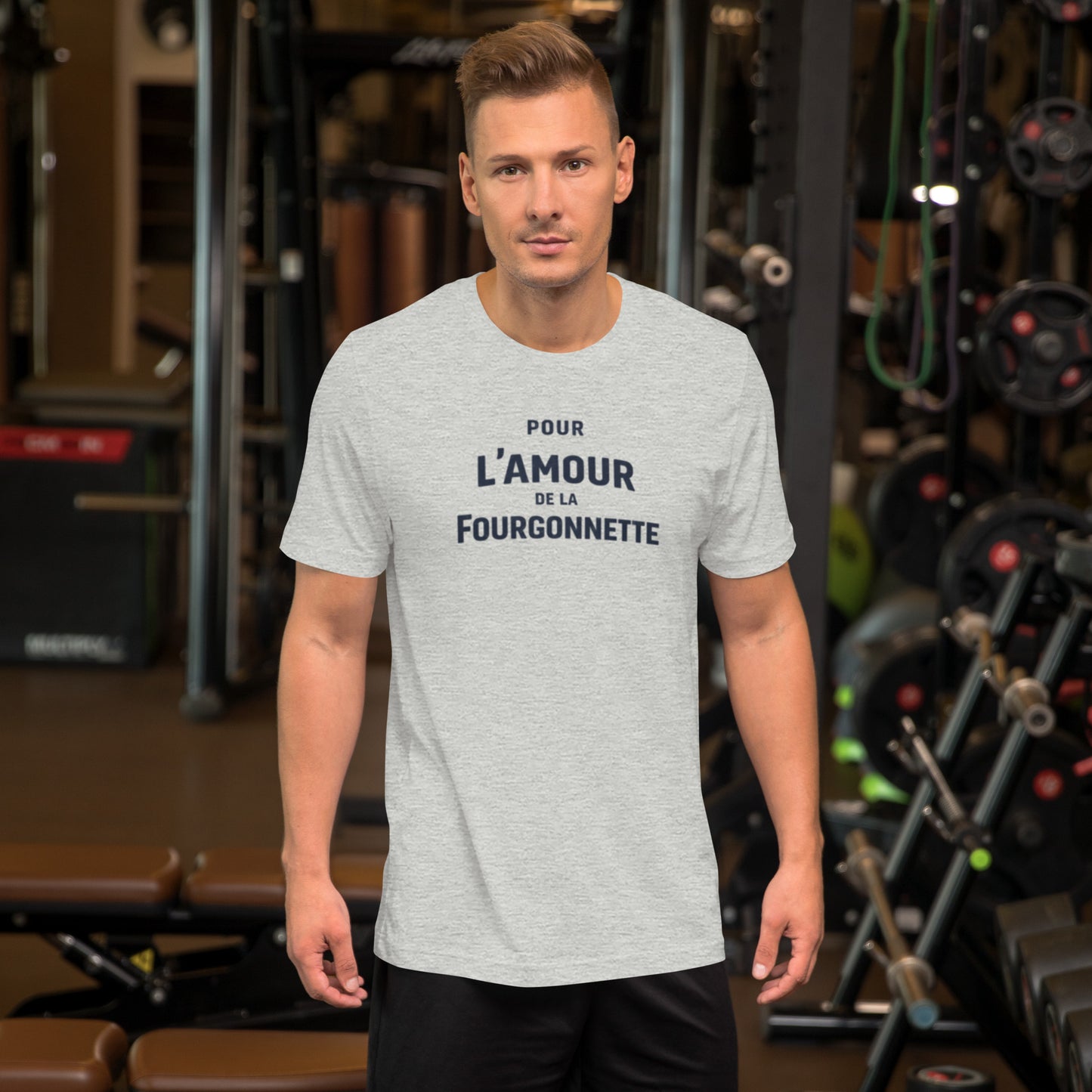 For the Love of the Fourgonnette T-shirt - Minimalist Typographic Design | L'amour Collection
