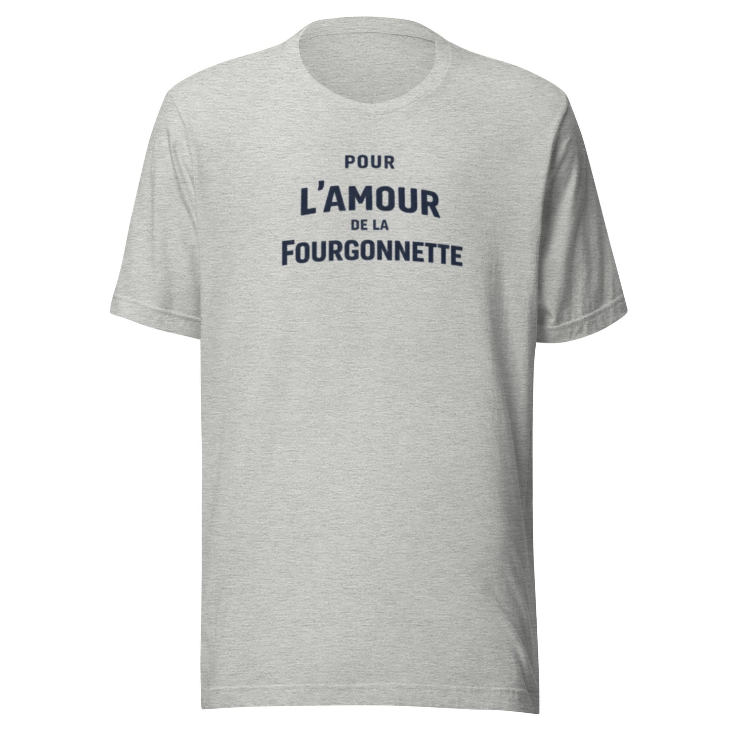 For the Love of the Fourgonnette T-shirt - Minimalist Typographic Design | L'amour Collection