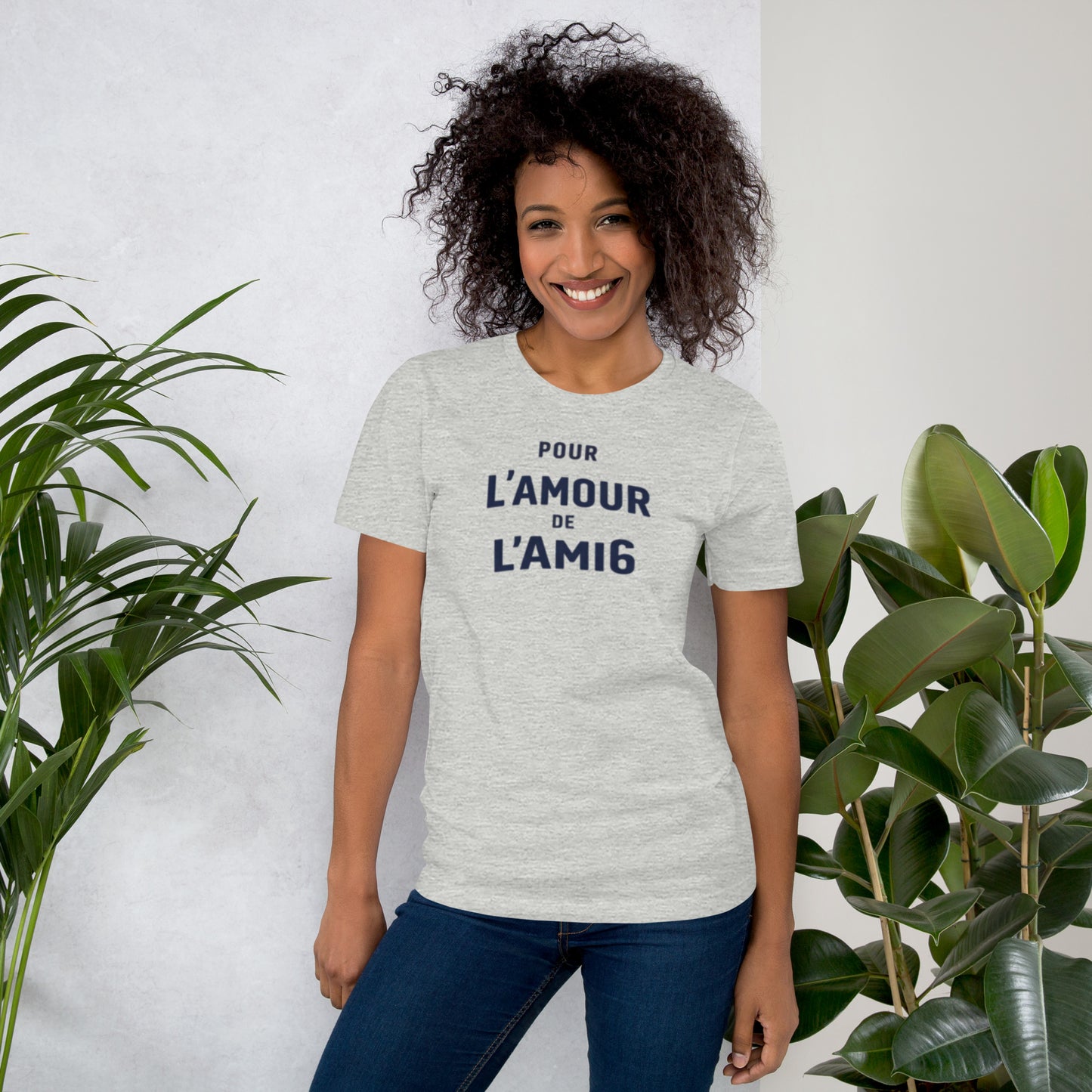 T-shirt Pour l’Amour de l’AMI6 – Design typographique Citroën AMI6 | Collection L’amour