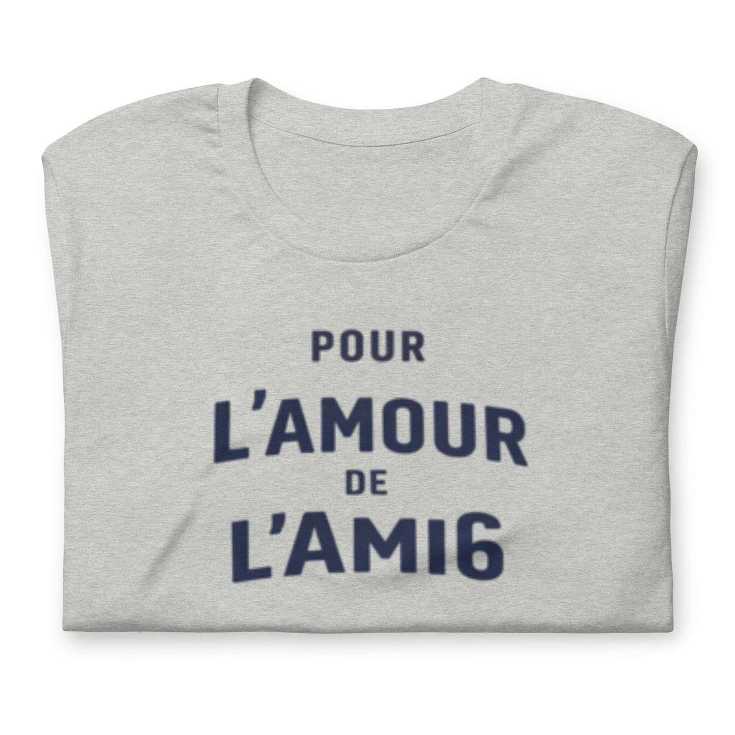T-shirt Pour l’Amour de l’AMI6 – Design typographique Citroën AMI6 | Collection L’amour