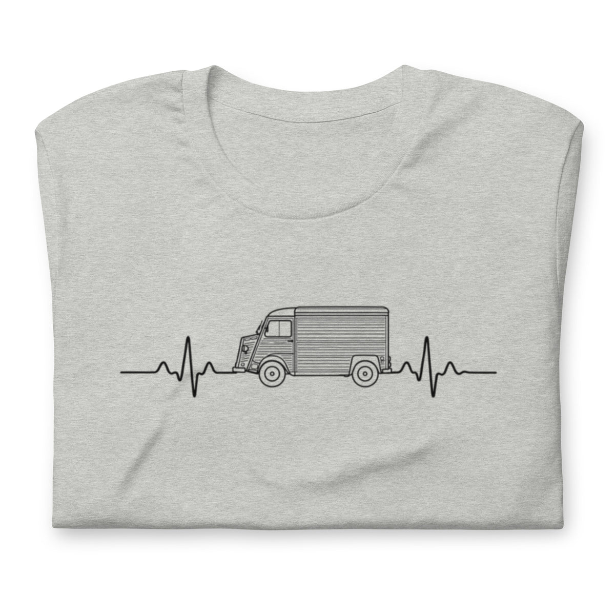 Citroën HY Heartbeat T-shirt – Minimalistische Lijntekening | Heartbeat Collectie