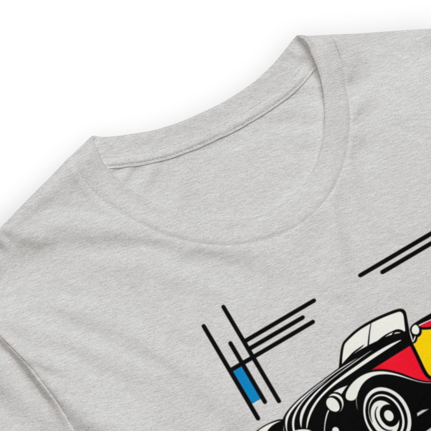 T-shirt “Mondriaan Collectie – Burton Sportscar Kleurenkunst”