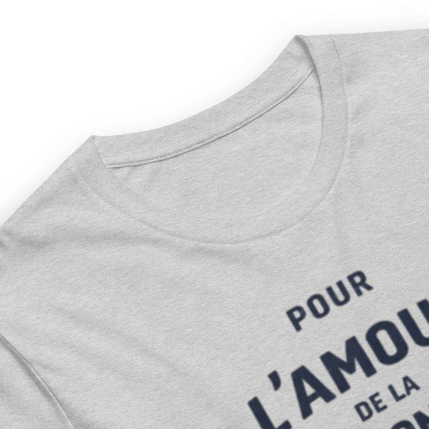 For the Love of the Fourgonnette T-shirt - Minimalist Typographic Design | L'amour Collection
