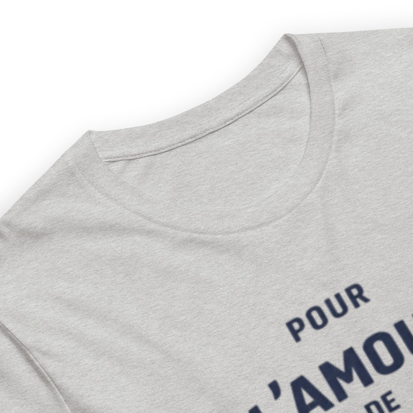 T-shirt Pour l’Amour de l’Acadiane – Design typographique Citroën Acadiane | Collection L’amour