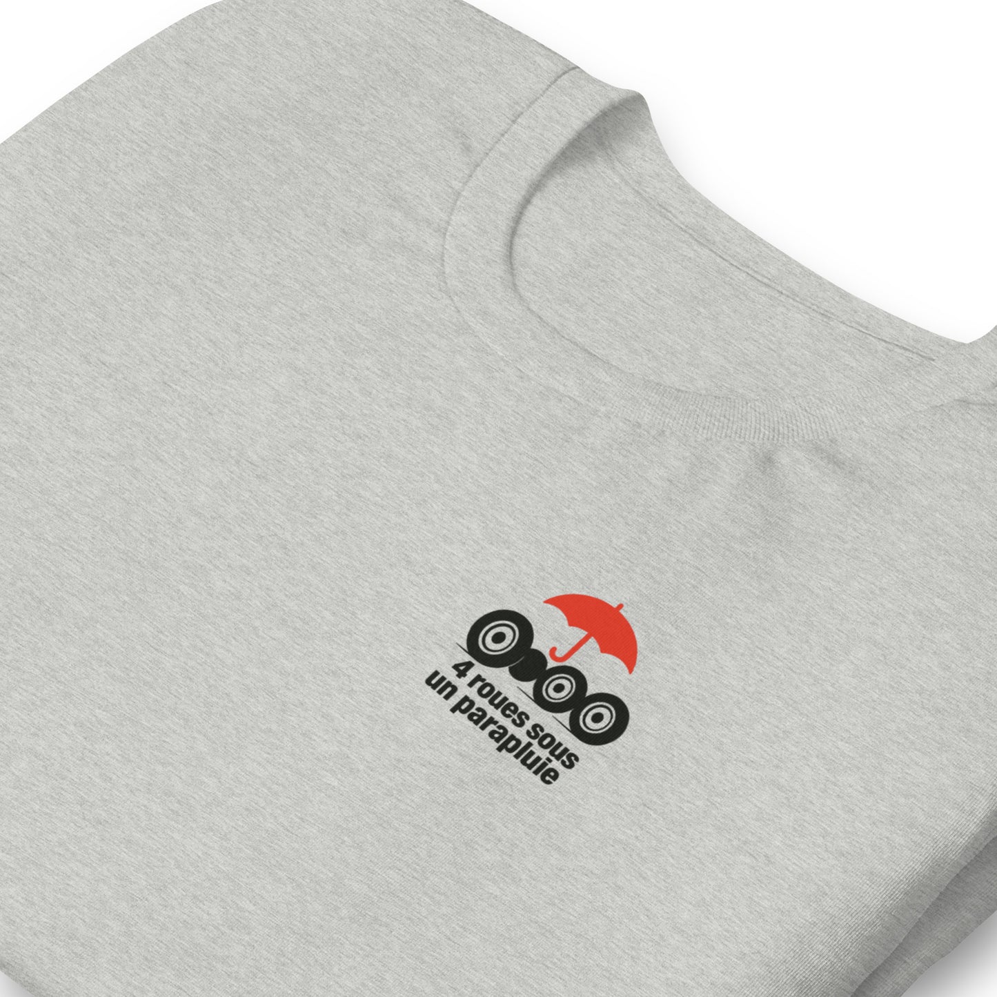 T-shirt « Quatre roues sous un parapluie – Hommage à la Citroën 2CV »
