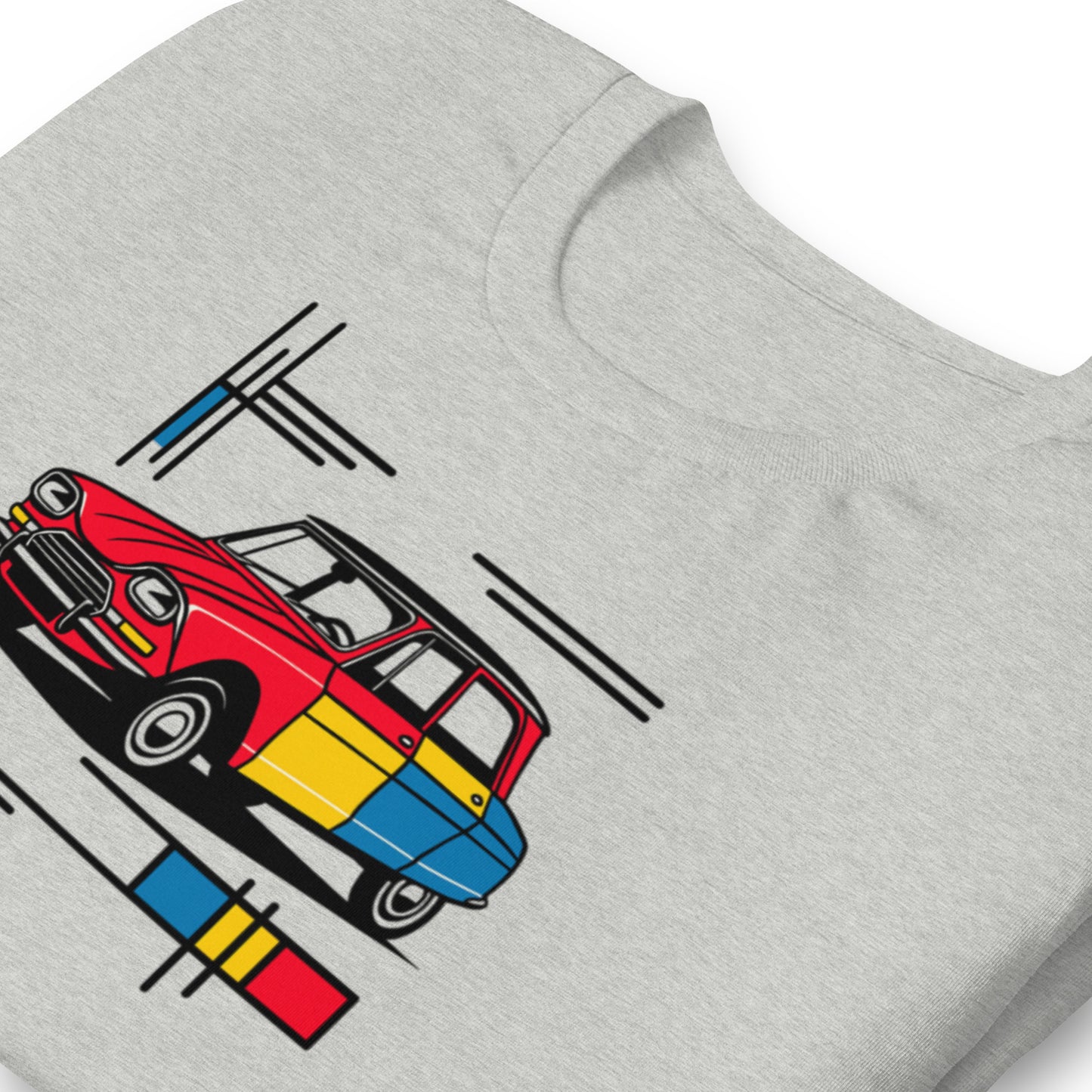 T-shirt "Collection Mondriaan – Citroën Ami 6 Couleurs Classiques"