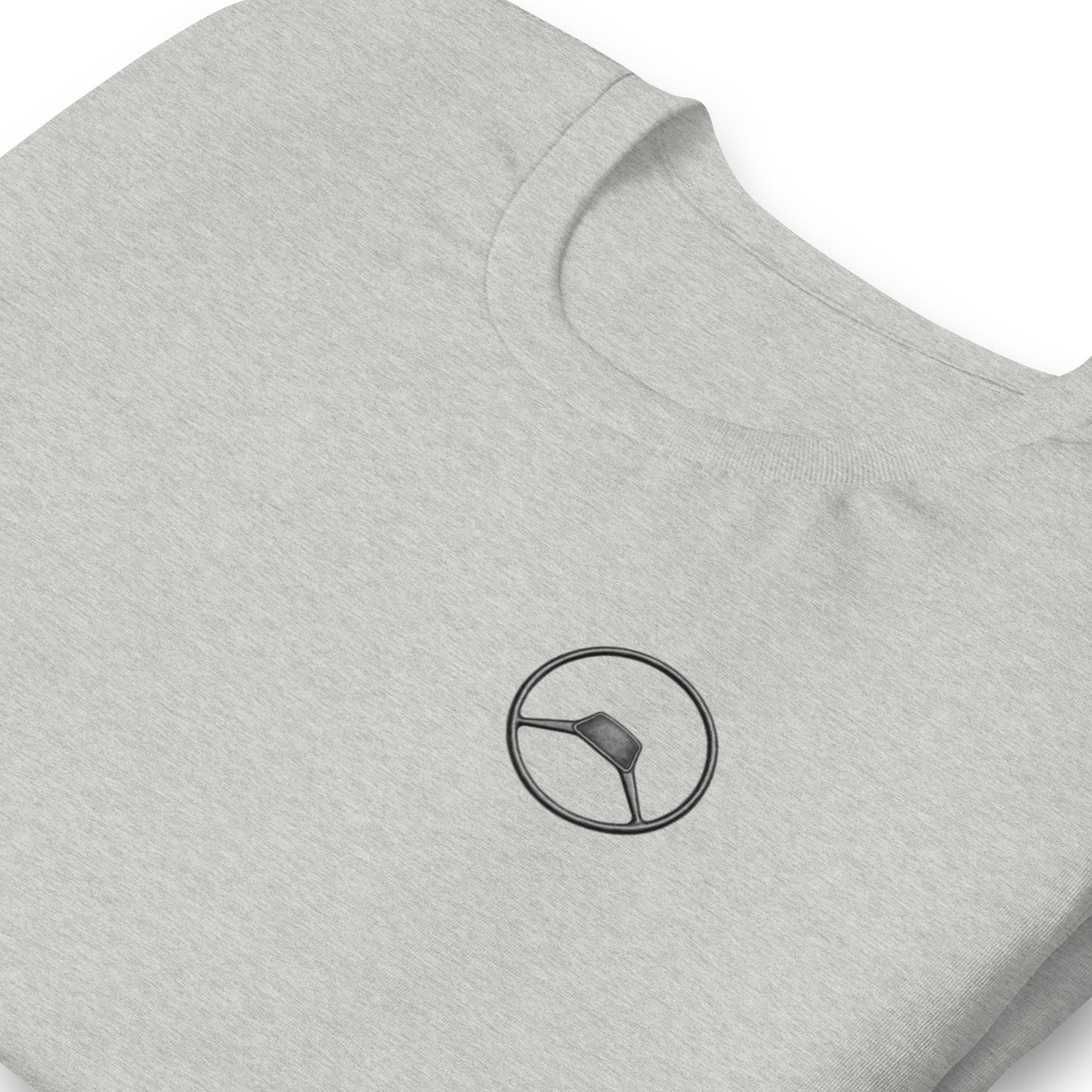 Unisex T-shirt met Citroën A-type Stuurwiel – Minimalistisch & Iconisch Design