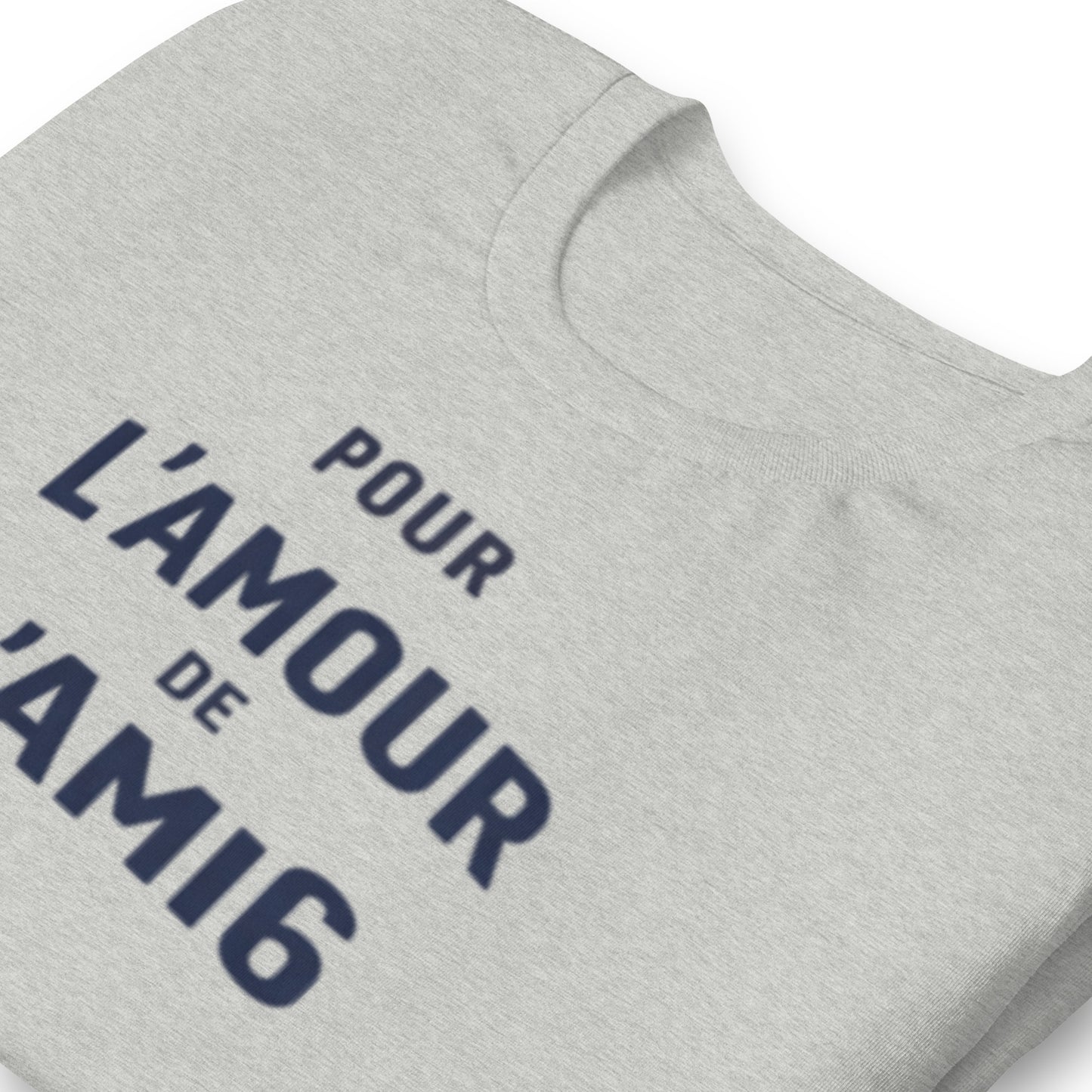 T-shirt Pour l’Amour de l’AMI6 – Design typographique Citroën AMI6 | Collection L’amour