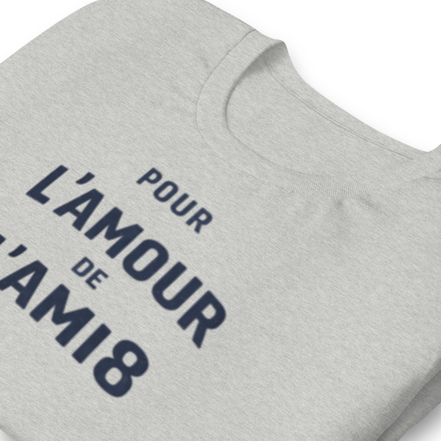 For the Love of the AMI8 T-shirt - Typographic Citroën AMI8 Design | L'amour Collection