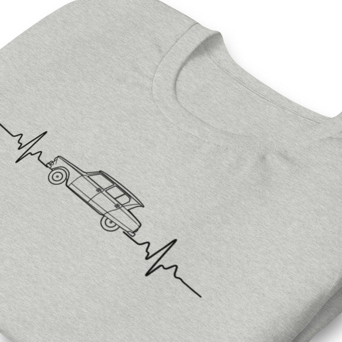 Citroën AMI6 Heartbeat T-shirt – Minimalist Line Drawing | Heartbeat Collection