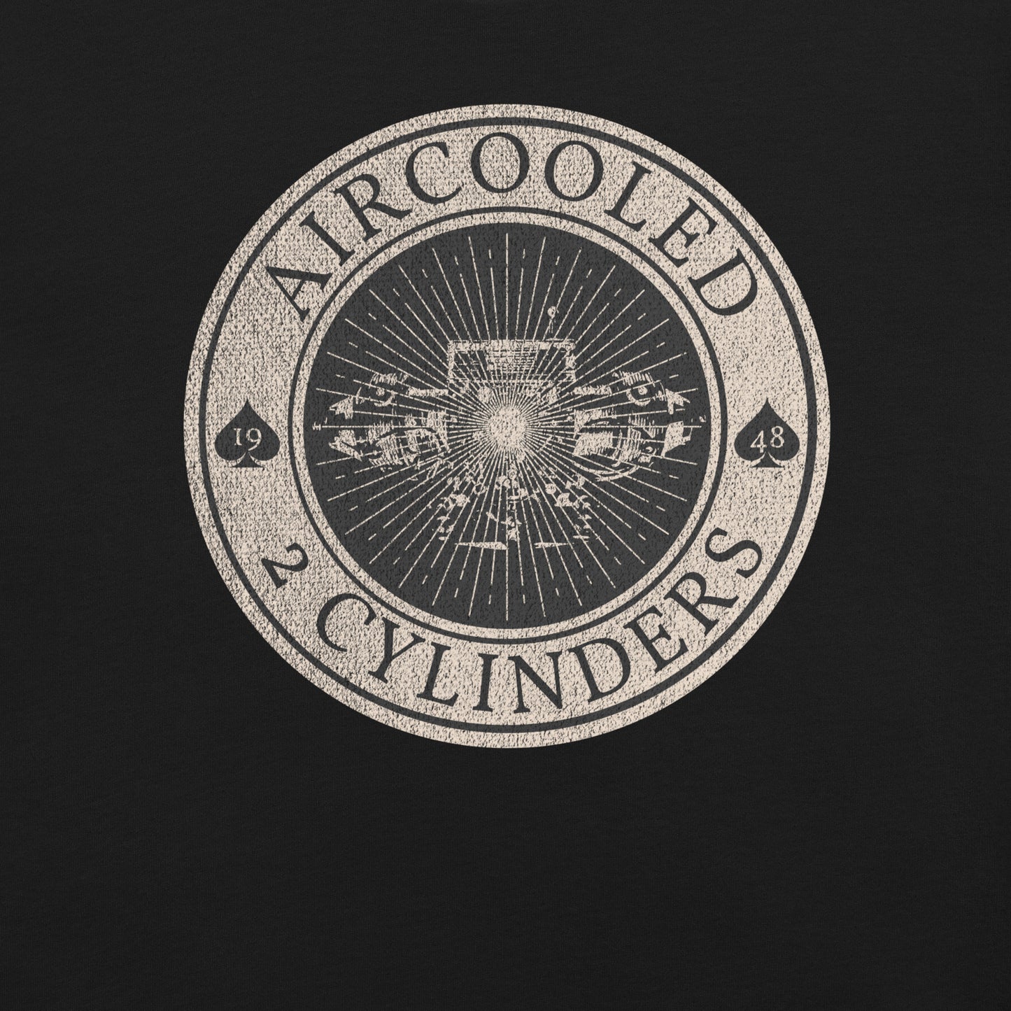 👕 Aircooled 2 Cylinders T-shirt – For lovers of air and courage