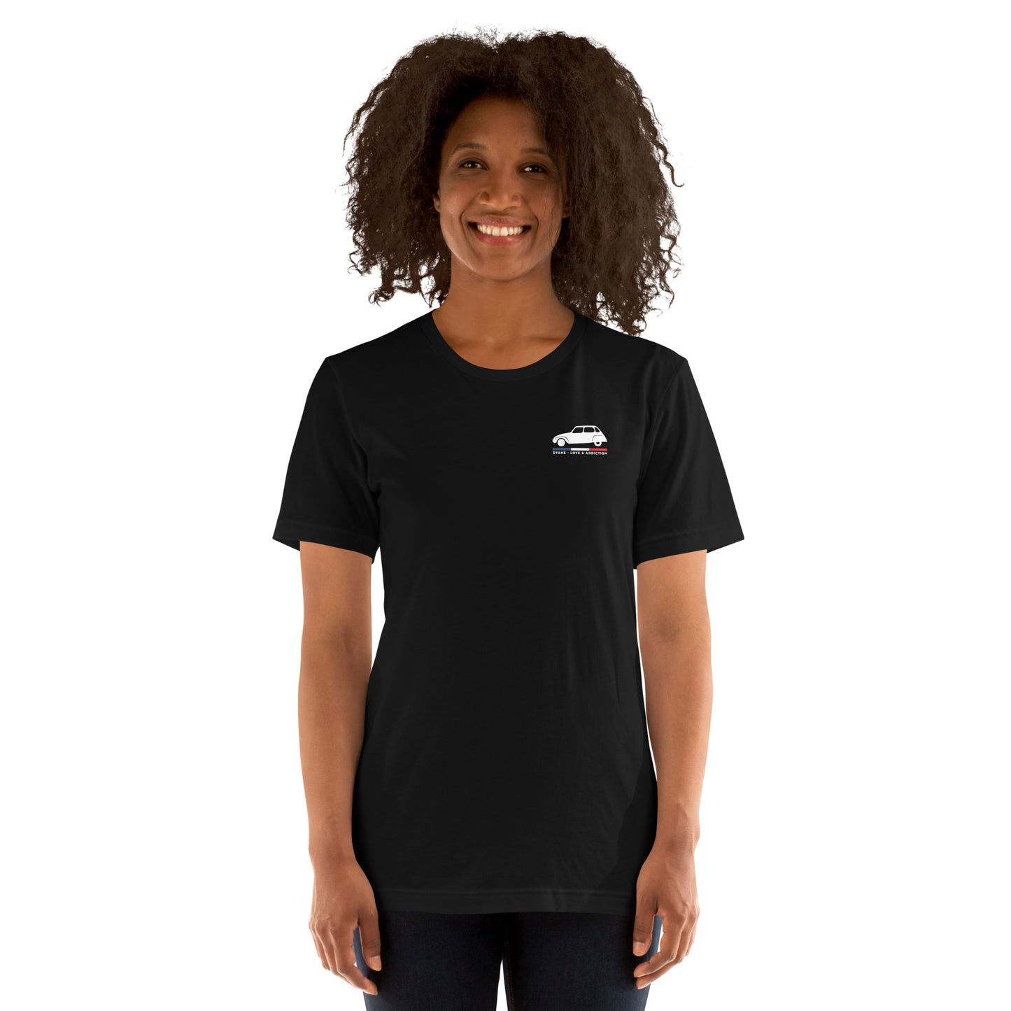 T-shirt « Dyane – Love & Addiction » | Ode à l'élégante Citroën classique