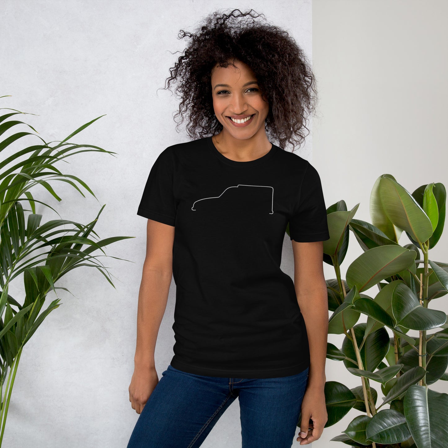 T-shirt "Silhouette Collection – Citroën Acadiane Line Art"