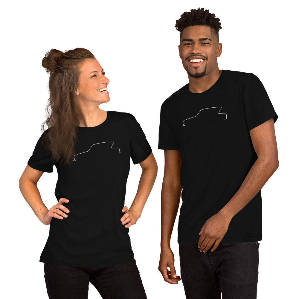 T-shirt « Silhouette Collection – Citroën Ami 6 Line Art »