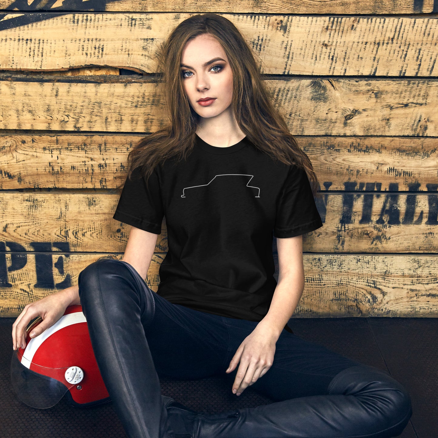T-shirt « Silhouette Collection – Citroën Ami 6 Line Art »