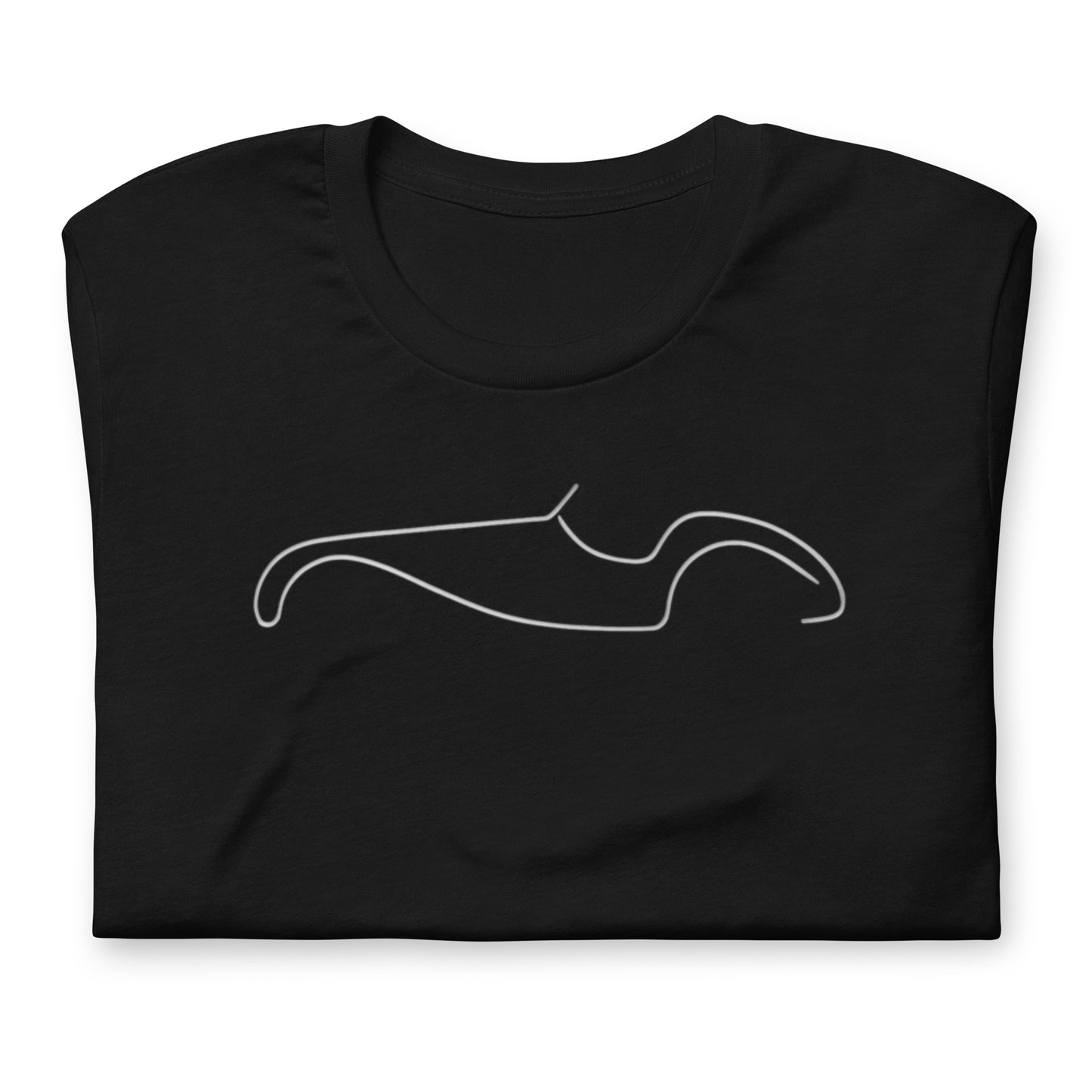 T-shirt “Silhouette Collectie – Burton Sportscar Lijnkunst”