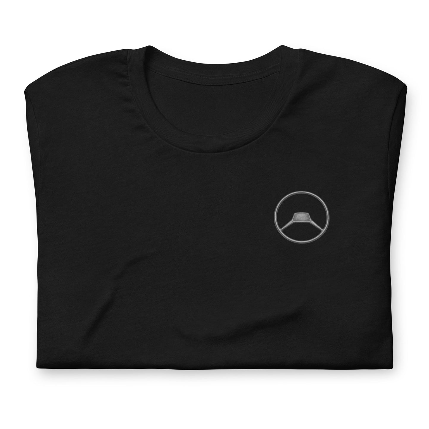 Unisex T-shirt met Citroën A-type Stuurwiel – Minimalistisch & Iconisch Design