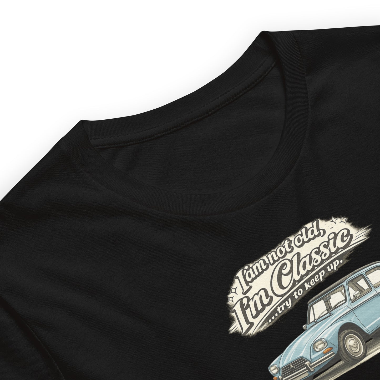 Citroën Dyane Classic T-shirt – Vintage Car Illustration | Classic Collection