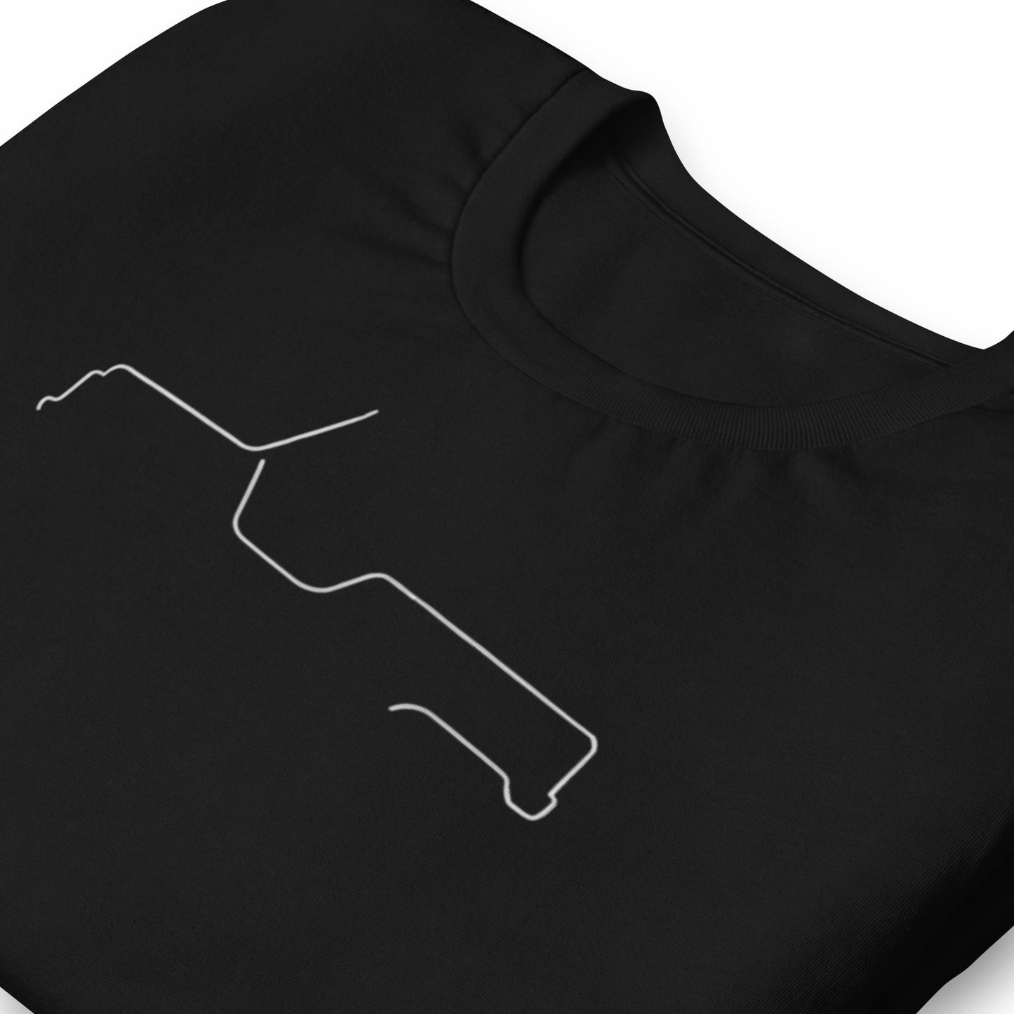 T-shirt “Silhouette Collectie – Citroën Méhari Lijnkunst”