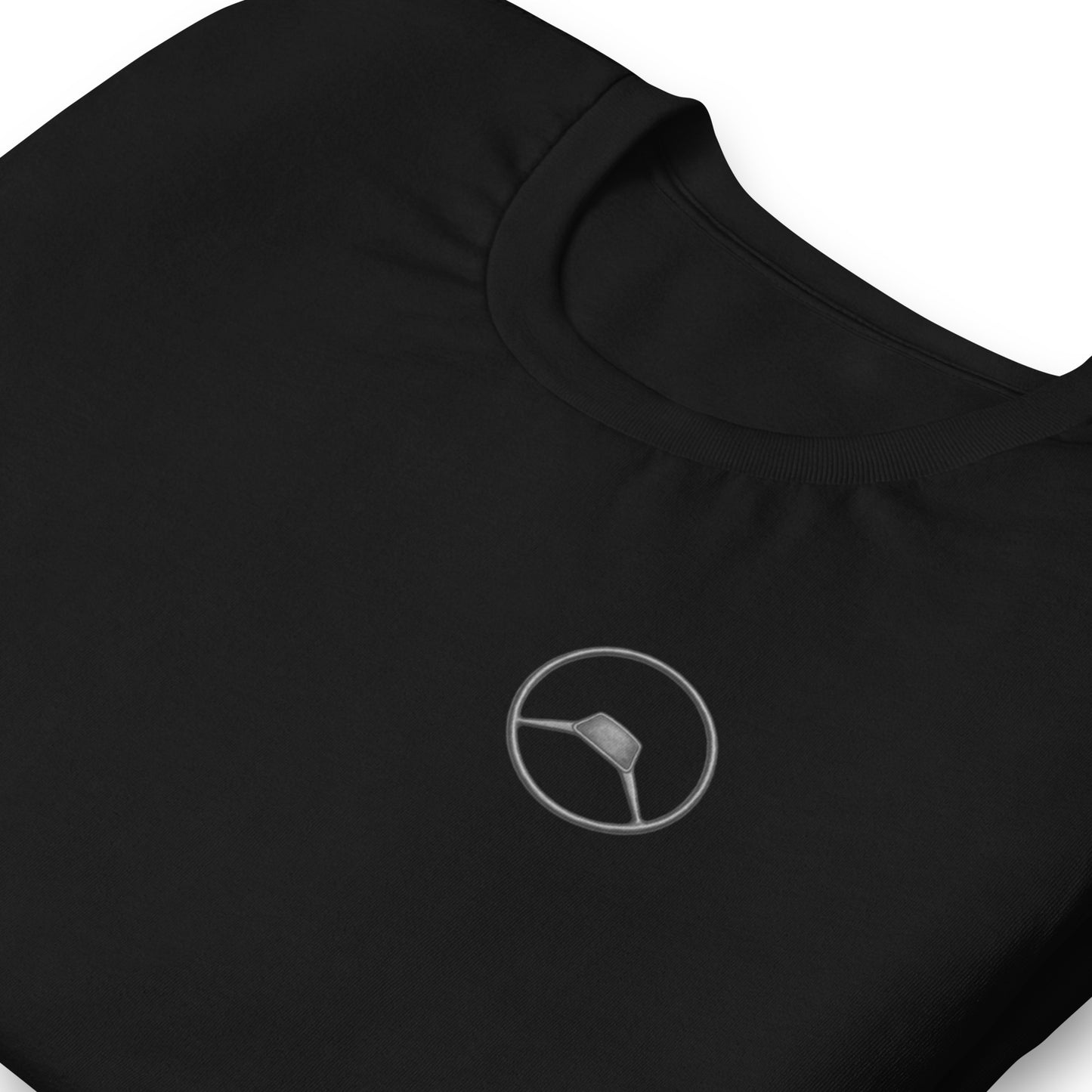 Unisex T-shirt met Citroën A-type Stuurwiel – Minimalistisch & Iconisch Design