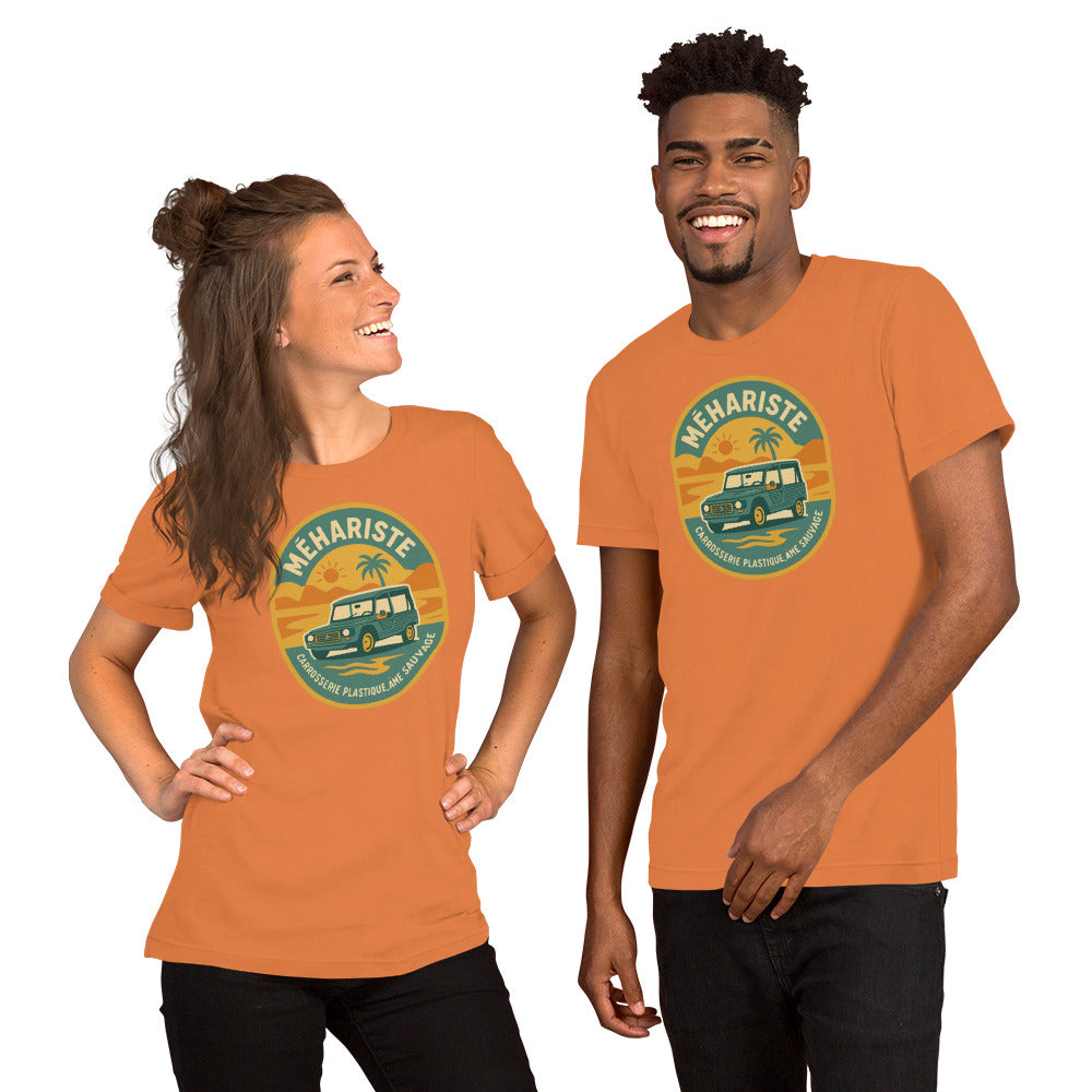 🌴 T-shirt “Méhariste – Carrosserie Plastique, Âme Sauvage”