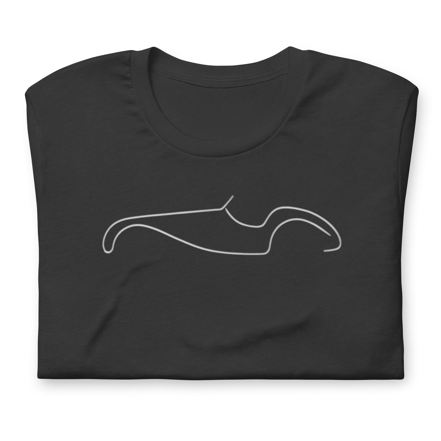 T-shirt “Silhouette Collectie – Burton Sportscar Lijnkunst”