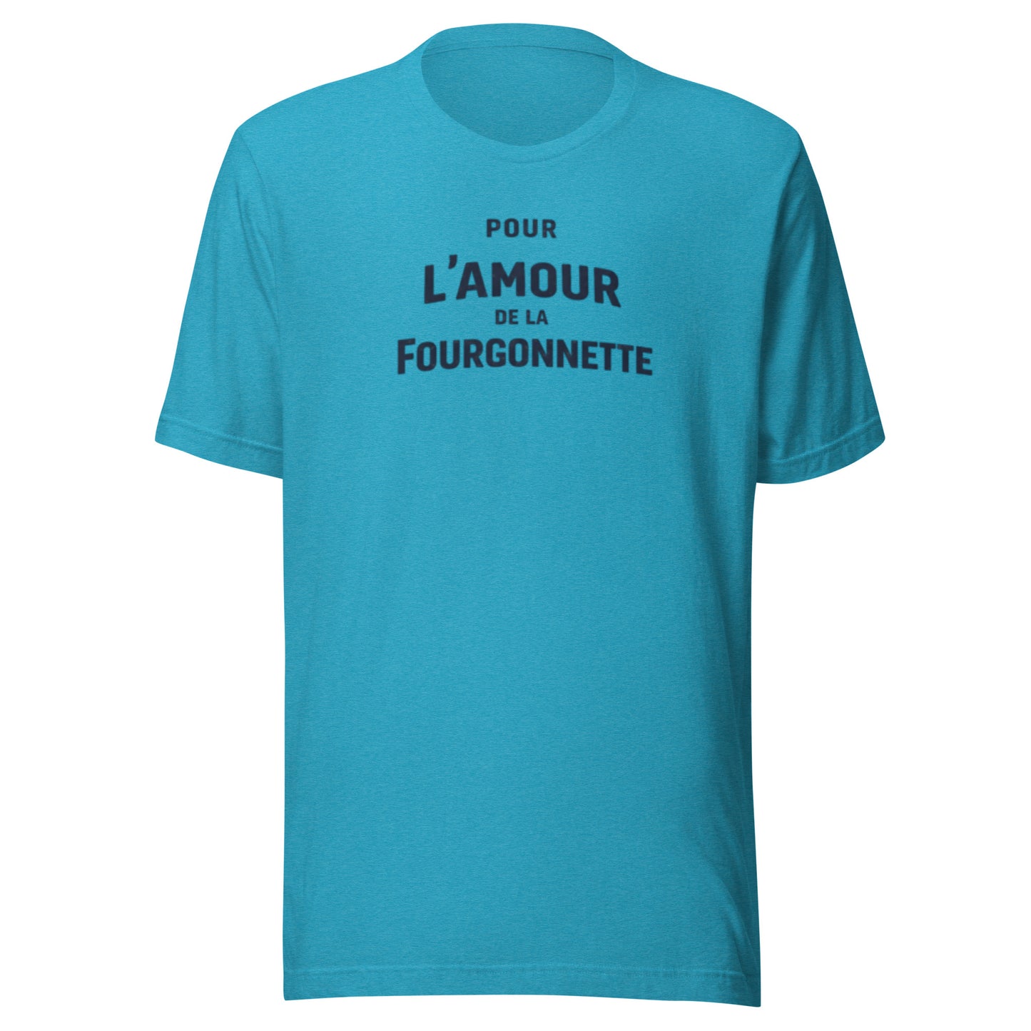 For the Love of the Fourgonnette T-shirt - Minimalist Typographic Design | L'amour Collection