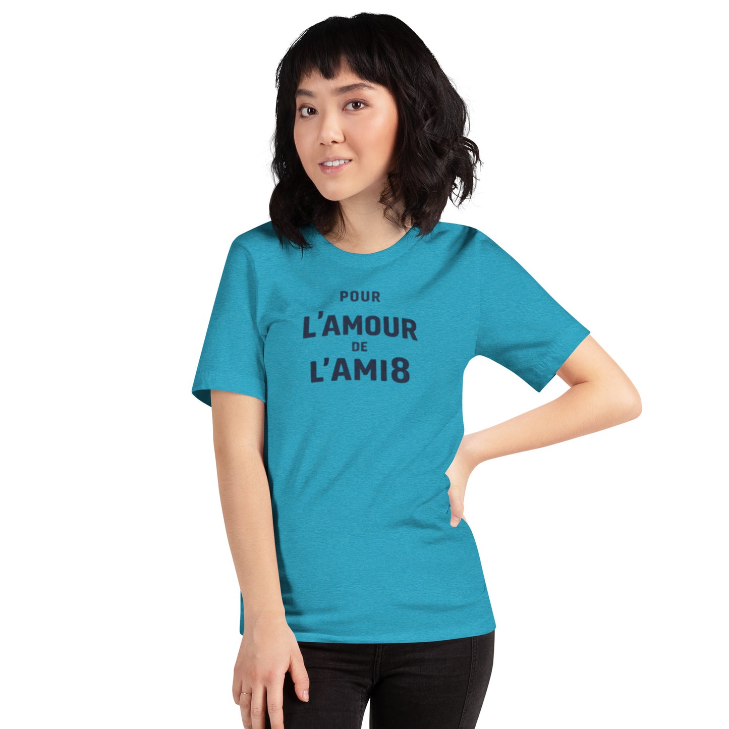 For the Love of the AMI8 T-shirt - Typographic Citroën AMI8 Design | L'amour Collection