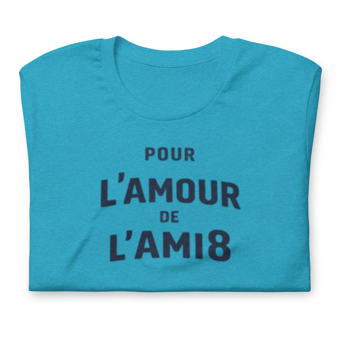 For the Love of the AMI8 T-shirt - Typographic Citroën AMI8 Design | L'amour Collection