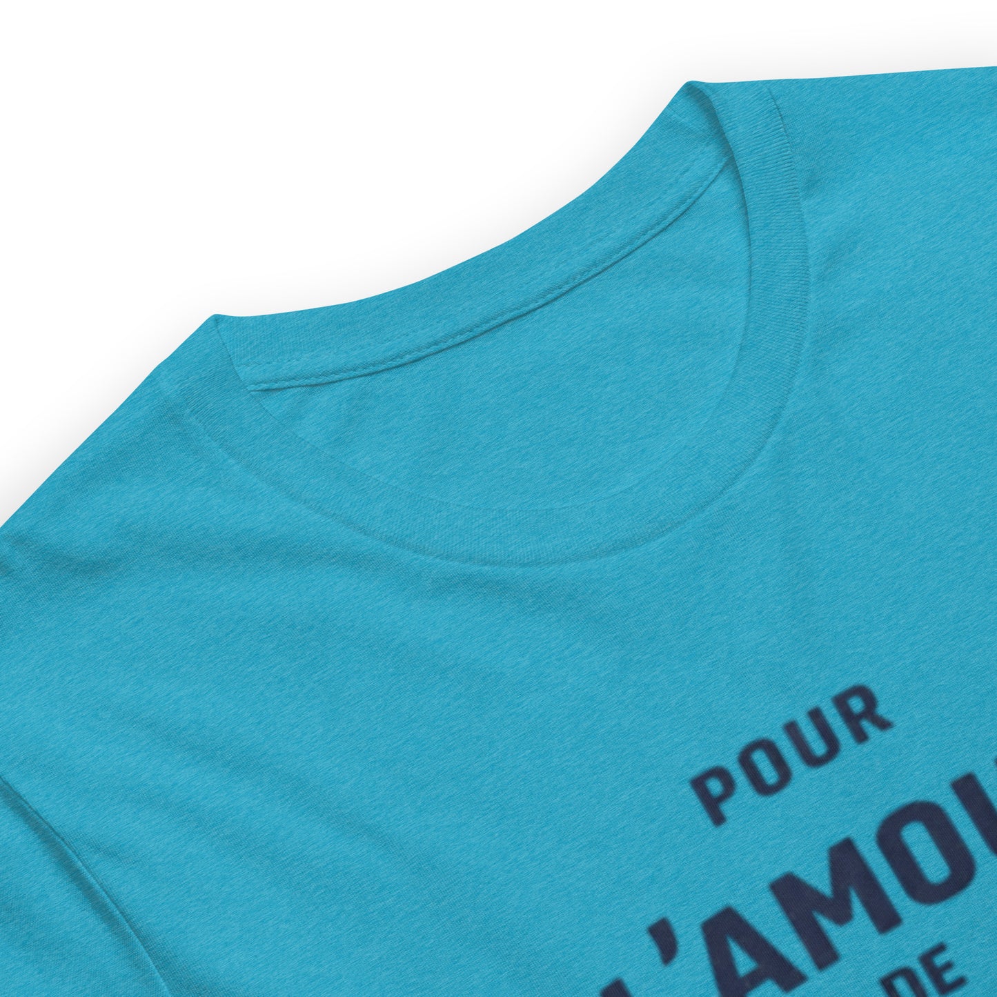 T-shirt Pour l’Amour de l’Acadiane – Design typographique Citroën Acadiane | Collection L’amour