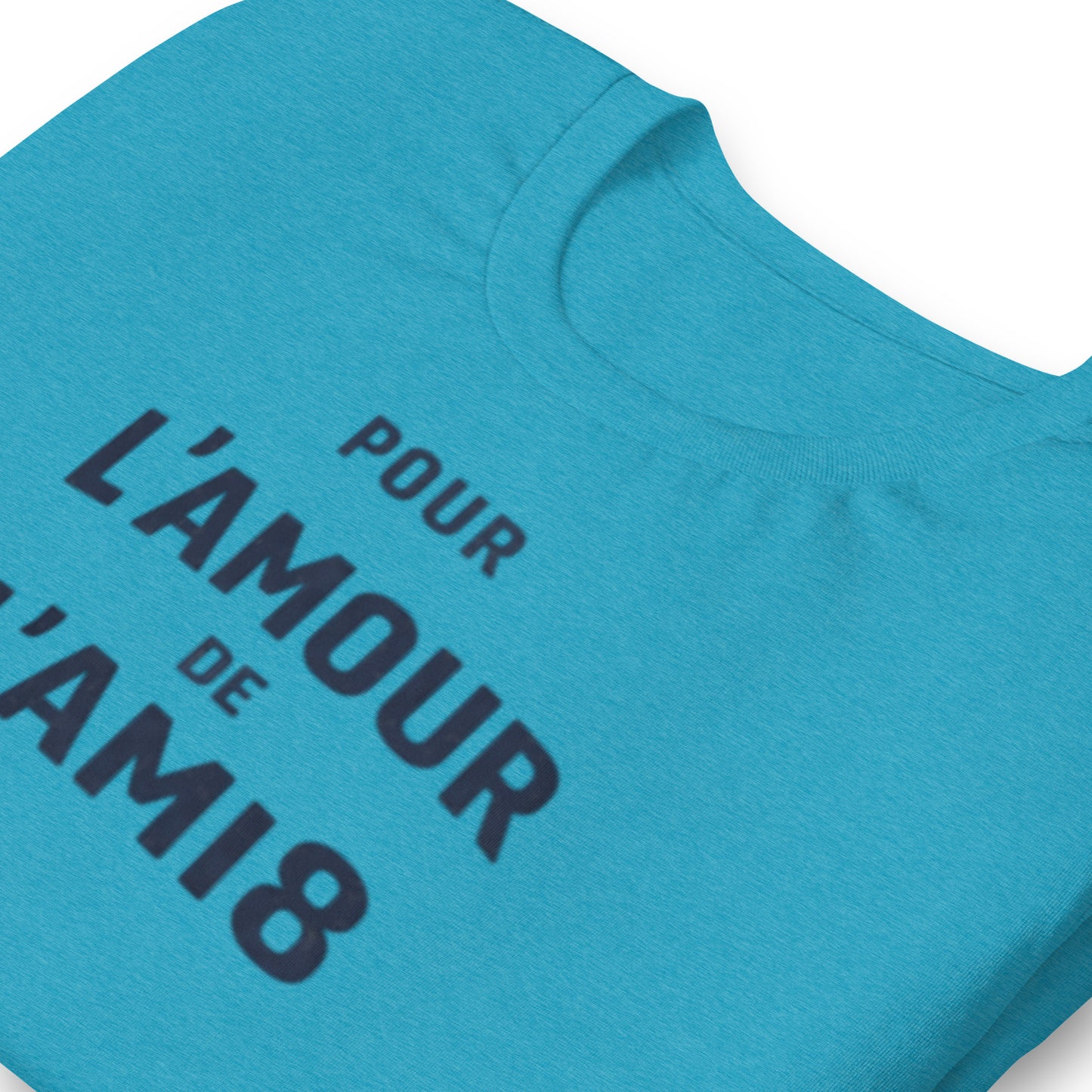 For the Love of the AMI8 T-shirt - Typographic Citroën AMI8 Design | L'amour Collection
