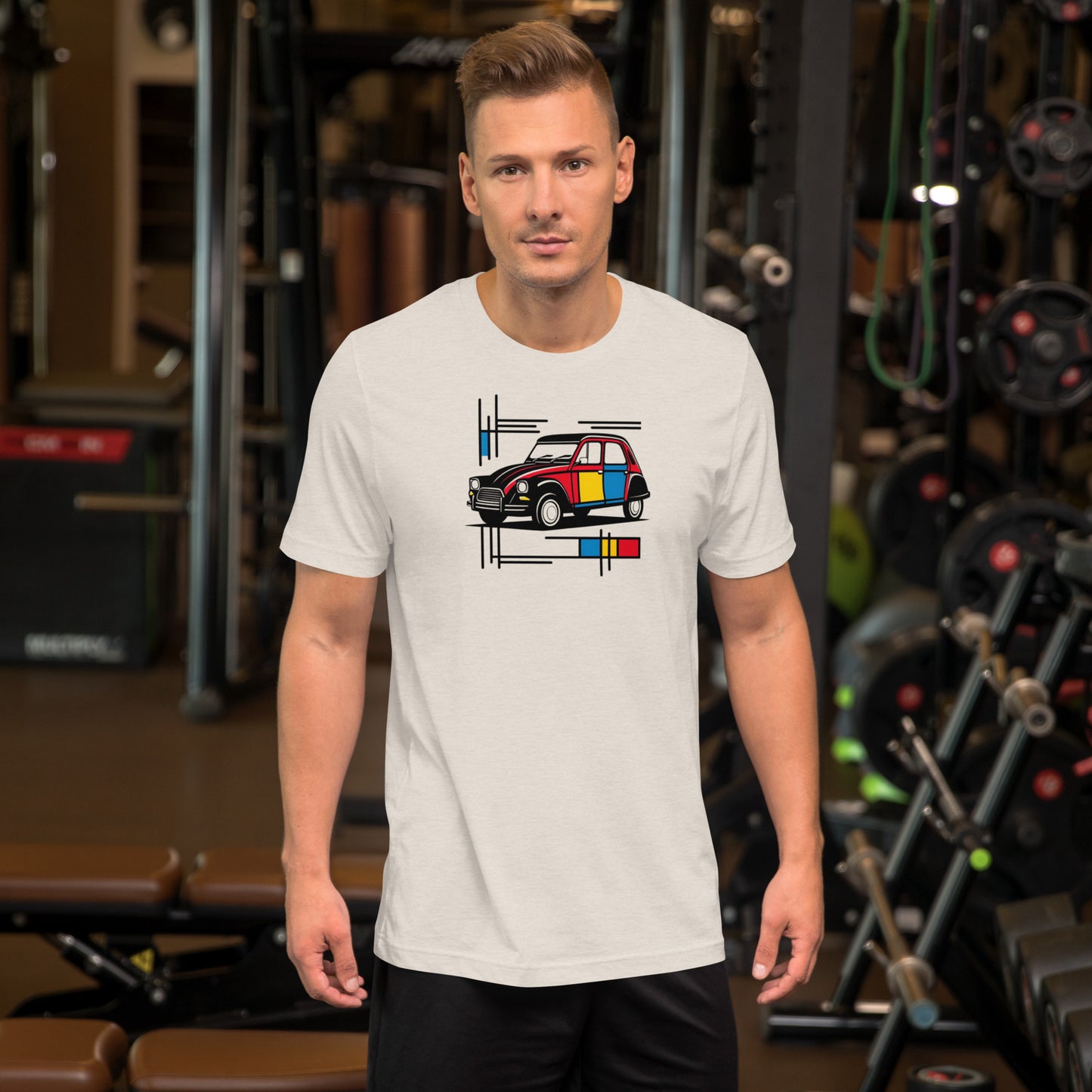T-shirt "Collection Mondriaan – Citroën Dyane Color Classic"