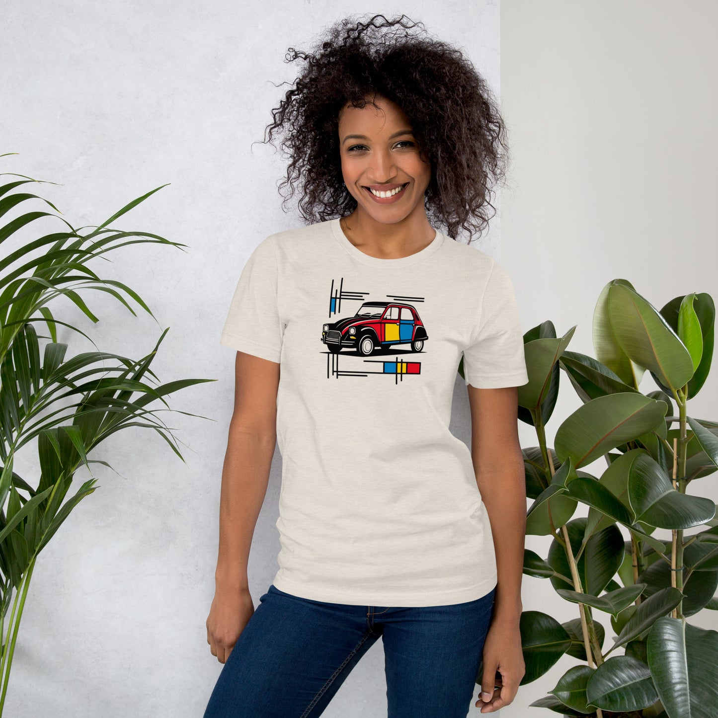 T-shirt "Collection Mondriaan – Citroën Dyane Color Classic"