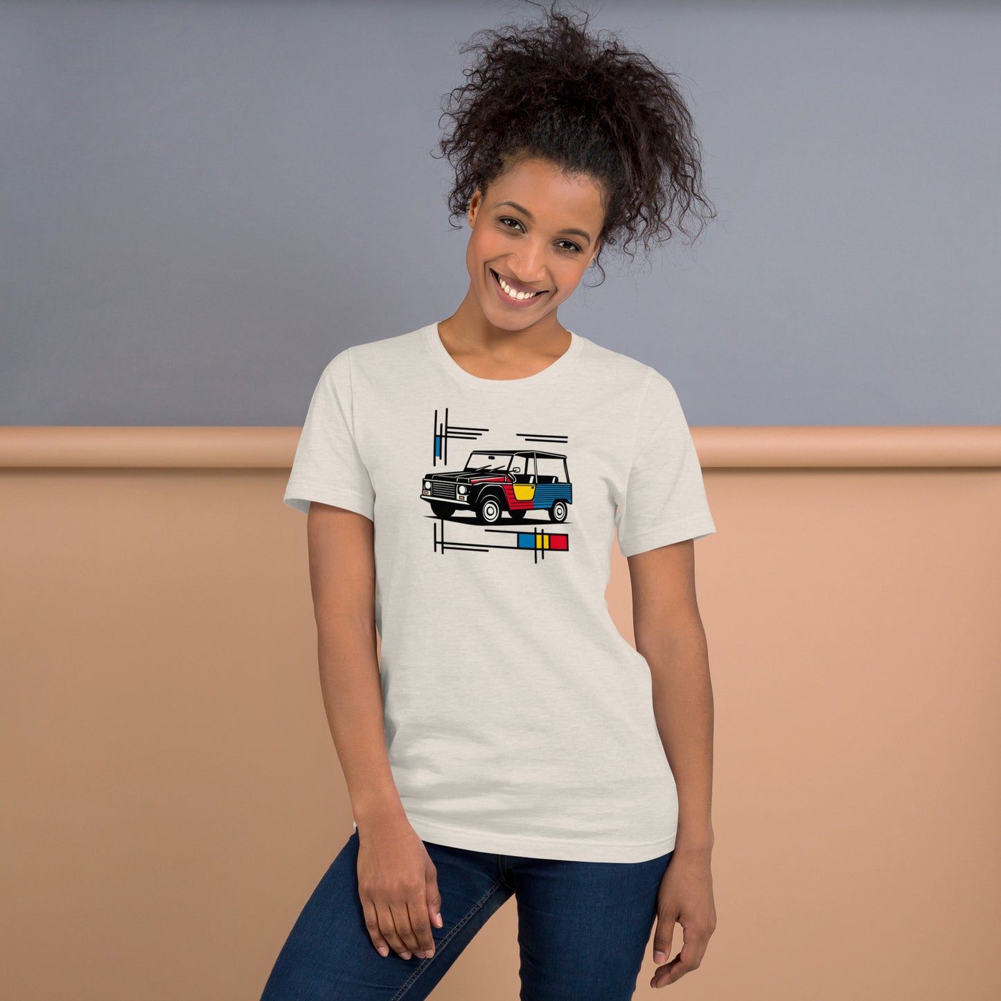 T-shirt “Mondriaan Collectie – Citroën Méhari Kleurenavontuur”