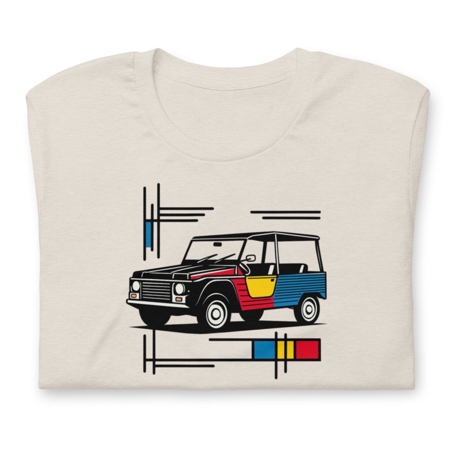 T-shirt “Mondriaan Collectie – Citroën Méhari Kleurenavontuur”