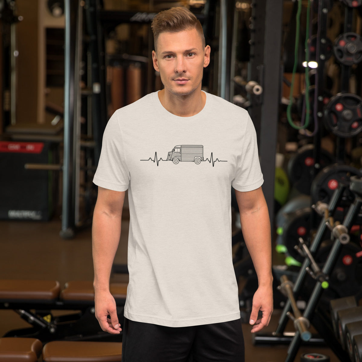 Citroën HY Heartbeat T-shirt – Minimalistische Lijntekening | Heartbeat Collectie