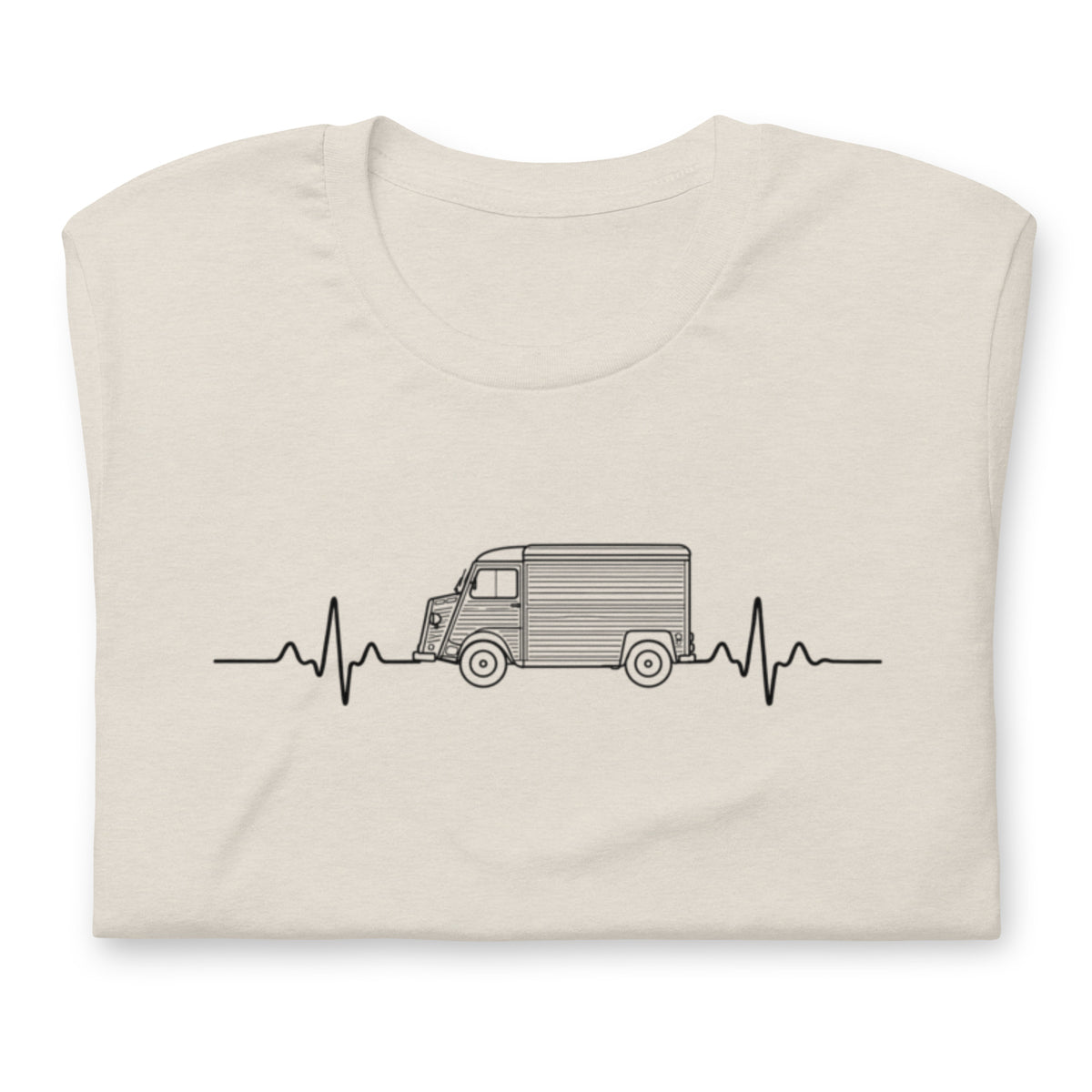 Citroën HY Heartbeat T-shirt – Minimalistische Lijntekening | Heartbeat Collectie