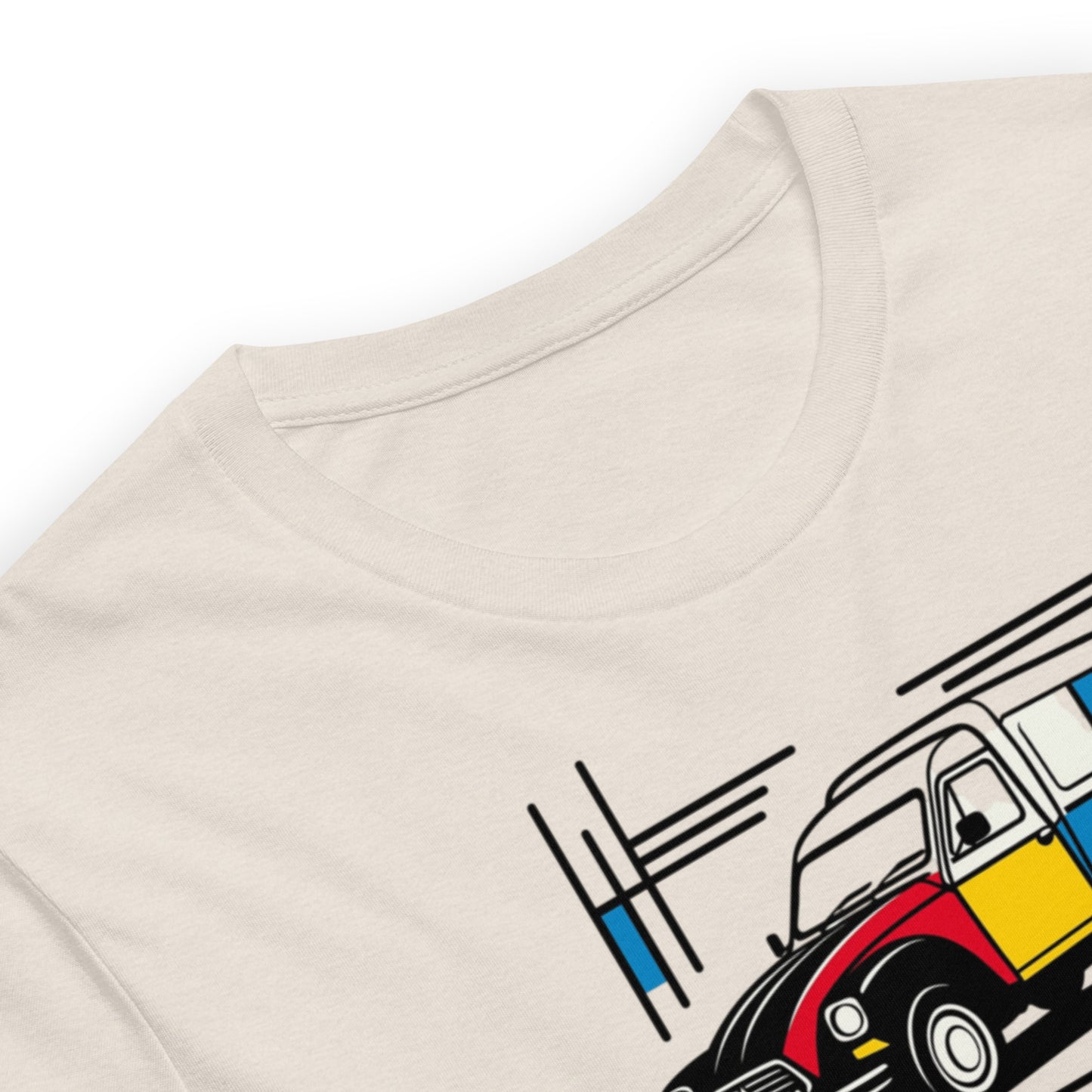 T-shirt "Mondrian Collection – Citroën Acadiane in Colour Art"