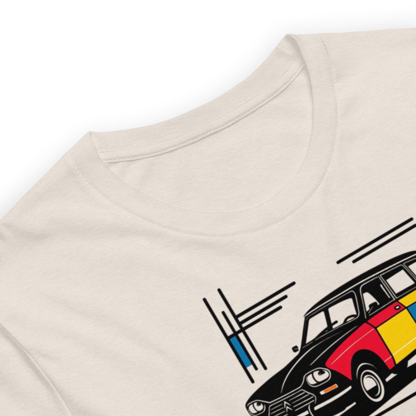 T-shirt « Collection Mondrian – Citroën Ami 6 Color Art »