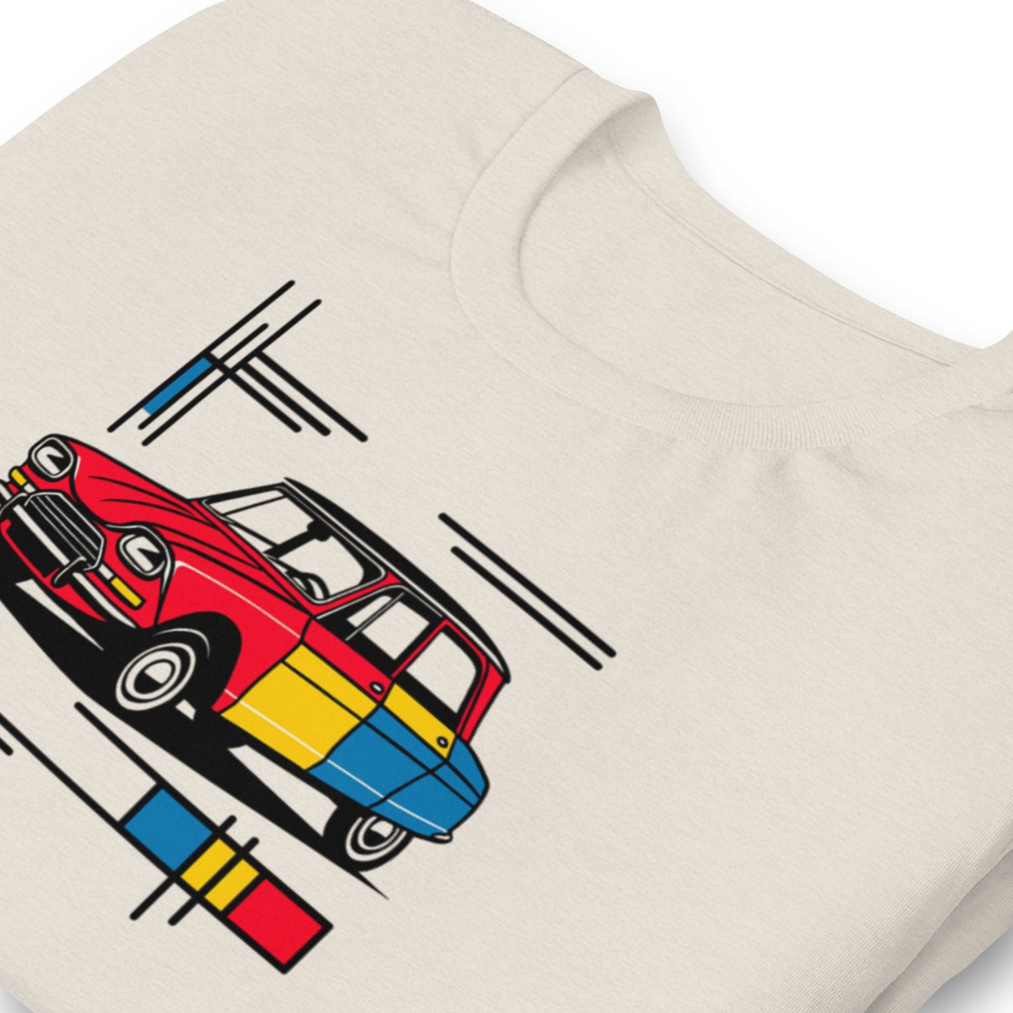 T-shirt "Collection Mondriaan – Citroën Ami 6 Couleurs Classiques"