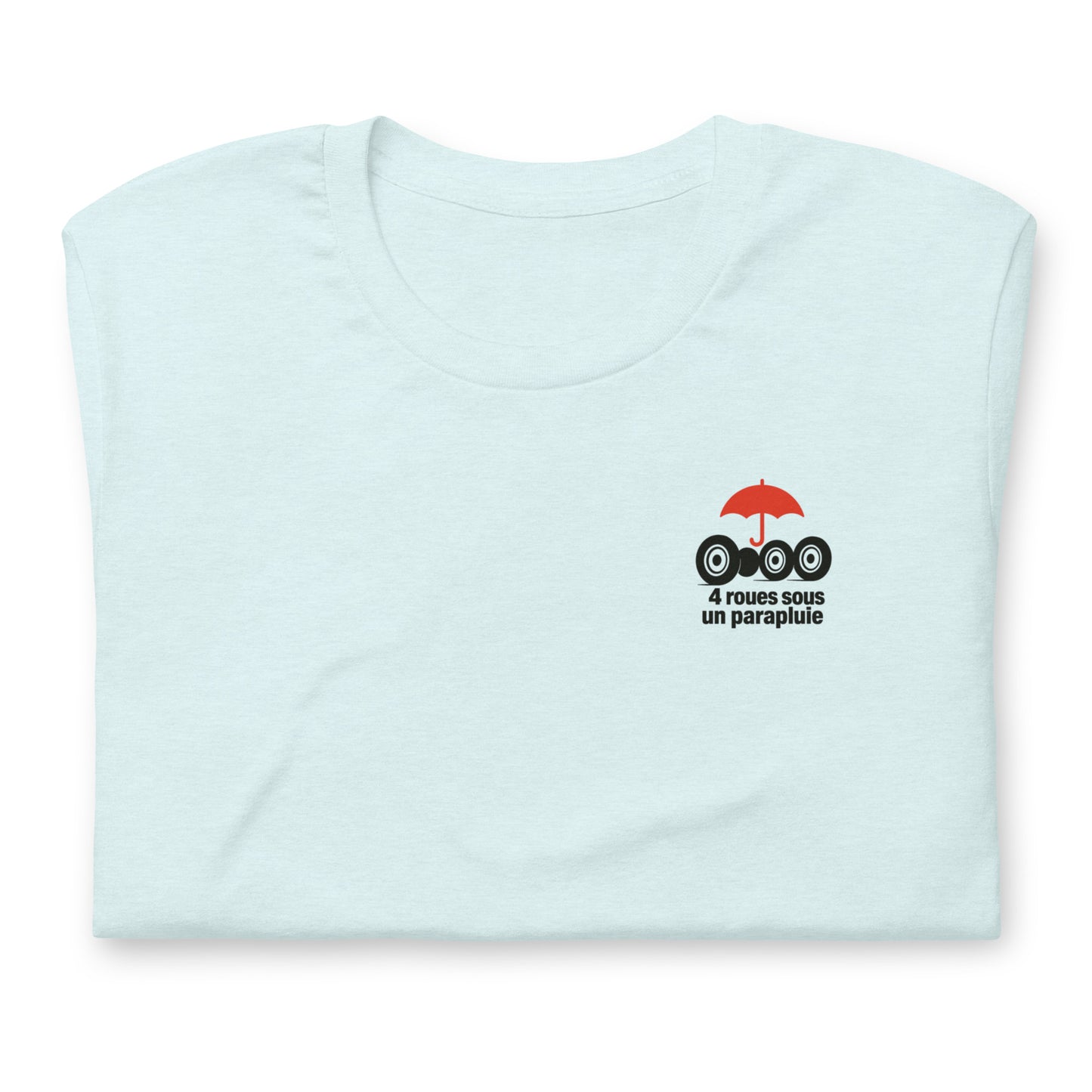 T-shirt « Quatre roues sous un parapluie – Hommage à la Citroën 2CV »