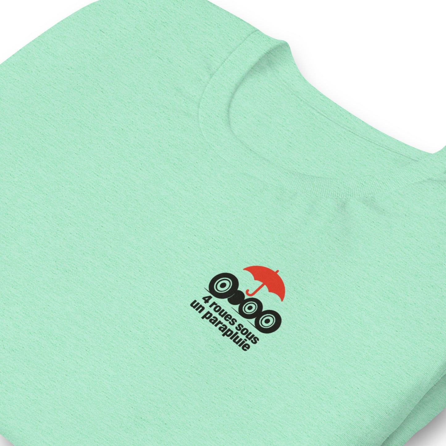 T-shirt « Quatre roues sous un parapluie – Hommage à la Citroën 2CV »