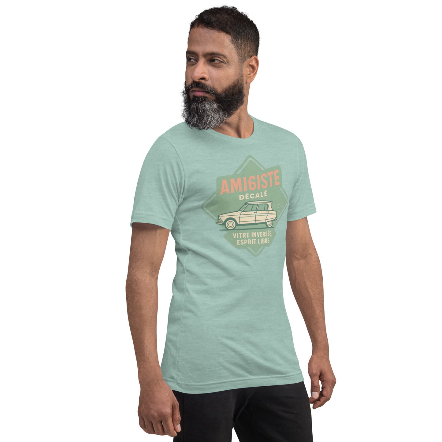 👕 T-shirt « Ami6iste Décalé » – Pour l’esprit libre avec losange inversé !
